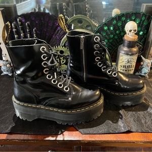 Dr Martens Size 8 Jadon Max Platform Boots punk goth rave techno combat